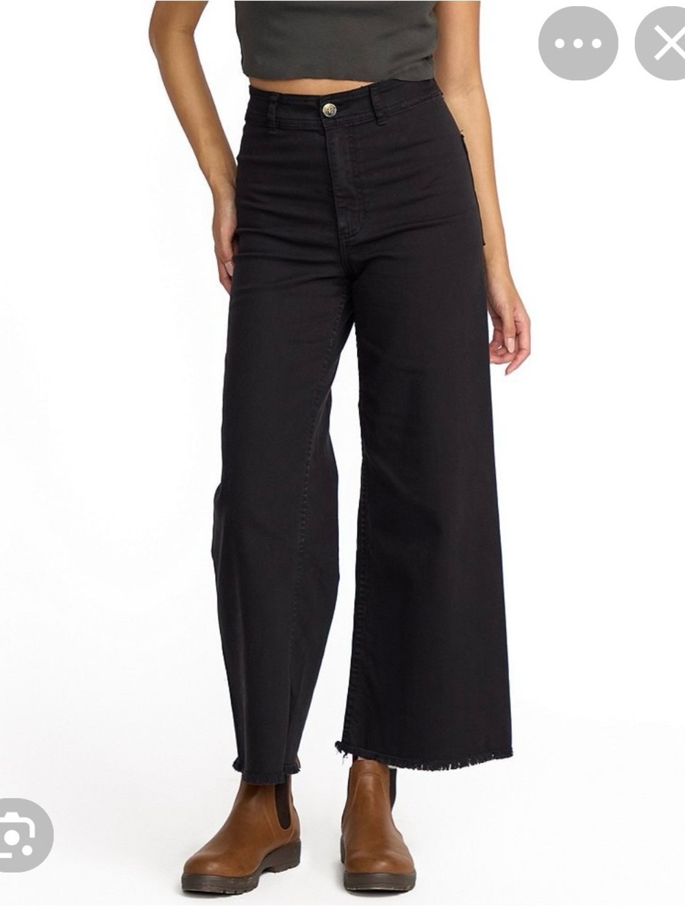 Billabong free fail high waisted black jeans.